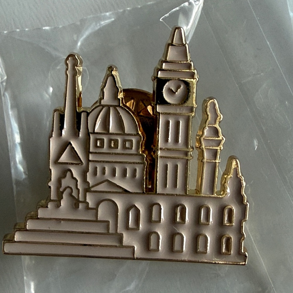 Burberry London Architectural City scape Pin